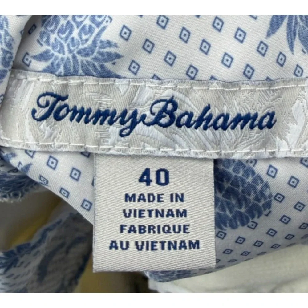 Tommy Bahama Men's Performance Shorts 40x8 White Ripstop‎ Golf